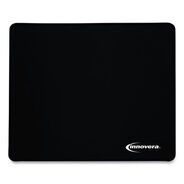 OFFICE FURNITURE ACCESSORIES | Innovera IVR52600 9.87 x 11.87 Large Mouse Pad - Black