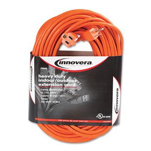 EXTENSION CORDS | Innovera 10 Amps 100 ft. Indoor/Outdoor Extension Cord - Orange