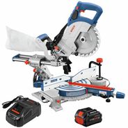 MITER SAWS | Factory Reconditioned Bosch 18V Single-Bevel Slide 8-1/2 in. Cordless Miter Saw Kit (8 Ah)