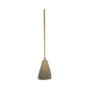 BROOMS | Boardwalk 12/Carton 56 in. Warehouse Broom, Corn Fiber Bristles - Natural
