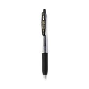 PRODUCTS | Zebra 0.7 mm Medium Sarasa Retractable Clip Gel Pen - Black Ink, Clear/Black Barrel (1-Dozen)