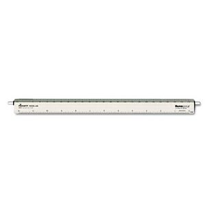RULERS AND YARDSTICKS | Chartpak 12 in. Long Adjustable Triangular Scale Aluminum Architects Ruler - Silver