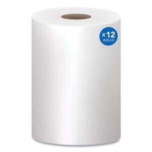 PRODUCTS | Scott 8 in. x 400 ft. 1.5 in. Core 1-Ply Essential Hard Roll Towels - White (12 Rolls/Carton)