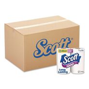 TOILET PAPER | Scott 1-Ply Septic Safe Bathroom Tissue - White (12/Carton)