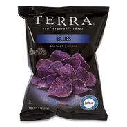SNACKS | Green Rabbit 880781 1 oz. Bag Real Vegetable Chips Blue - Blues Sea Salt (24/Box)