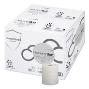 PAPER AND DISPENSERS | Papernet 1-Ply 7.8 in. x 600 ft. Heavenly Soft Standard Hardwound Roll Towel - White (12/Carton)