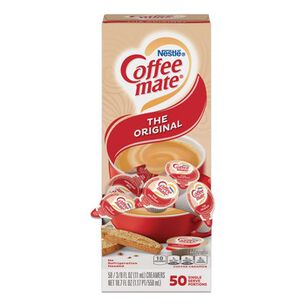 BEVERAGES AND DRINK MIXES | Coffee-Mate 0.38 oz. Liquid Coffee Creamer Mini Cups - Original (50/Box)