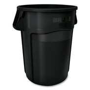 CLEANING GLOVES | Rubbermaid Commercial Brute 55 Gallon Resin Container - Black (3/Carton)