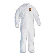 BIB OVERALLS | KleenGuard A40 Elastic-Cuff and Ankles Coveralls - Large, White (25/Carton)