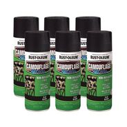 PRODUCTS | Rust-Oleum 12 oz. Aerosol Can Camouflage Spray Paint - Flat Black (6/Carton)