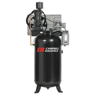 STATIONARY AIR COMPRESSORS | Campbell Hausfeld 7.5 HP Two-Stage 80 Gallon Oil-Lube Stationary Vertical Air Compressor
