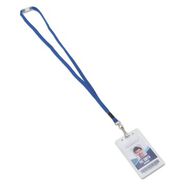 LABELS AND LABEL MAKERS | Advantus 36 in. Long Breakaway Lanyards with Metal J-Hook Fastener - Blue (24/Box)