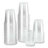 FOOD SERVICE | Karat C-KC8 8 oz. PET Plastic Cups - Clear (1000/Carton)