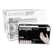 PRODUCTS | Ammex 4 mil Powder-Free Latex Disposable Gloves - Small, Ivory (1000/Carton)
