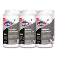 PRODUCTS | Clorox 60724 CloroxPro ScreenPlus 6 in. x 8 in. Sanitizing Wipes - Citrus Blend White (6/Carton)