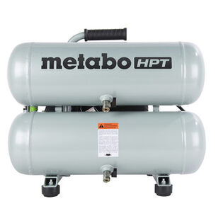 PERCENTAGE OFF | Factory Reconditioned Metabo HPT 2 HP 4 Gallon Oil-Lube Twin Stack Air Compressor