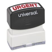 MAILING PACKING AND SHIPPING | Universal Pre-Inked One-Color URGENT Message Stamp - Red