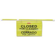 SAFETY EQUIPMENT | Rubbermaid Commercial Site Safety Multi-Lingual 50 in. x 1 in. x 13 in. Hanging Sign - Yellow