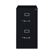 OFFICE FURNITURE AND LIGHTING | Alera 15 in. x 22 in. x 28.37 in. Letter-Size Two-Drawer Economy Vertical File - Black
