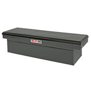 TRUCK BOXES | Delta Steel Single Lid Deep & Extra-Wide Full-size Crossover Truck Box (Black)