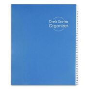 FILING AND FOLDERS | Smead Deluxe 31 Dividers Expandable Indexed Desk File/Sorter - Dark Blue Cover/Letter Size