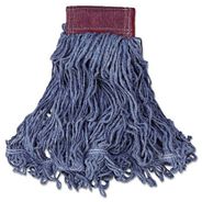 MOPS | Rubbermaid Commercial Super Stitch Cotton/Synthetic Blend Mop Head - Large, Blue