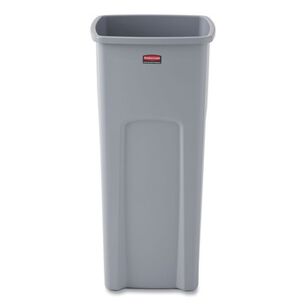 PRODUCTS | Rubbermaid Commercial Untouchable 23 Gallon Square Plastic Waste Container - Gray