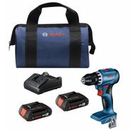 DRILL DRIVERS | Factory Reconditioned Bosch 18V Lithium-Ion Brushless 1/2 in. Cordless Compact Drill Driver Kit with 2 Batteries (2 Ah)