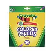 PRODUCTS | Crayola 3.3 millimeter 2B Long-Length Colored Pencil Set - Assorted Lead/Barrel Colors (50/Box)