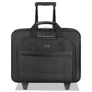 OFFICE AND OFFICE SUPPLIES | SOLO 15.94 in. x 5.9 in. x 12 in. Ballistic Polyester Classic Rolling Case Fits Devices Up to 15.6 in. - Black