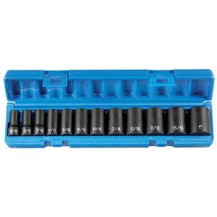 PRODUCTS | Grey Pneumatic 12-Piece 3/8 in. Drive 12 Point Semi-Deep Length Impact Set