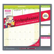 PRODUCTS | Blueline Fridge Planner Aug 2024-Dec 2025 Monthly Calendar with Pads and Pencil - Yellow/Green Sheets