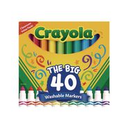 PRODUCTS | Crayola Ultra-Clean Broad Bullet Tip Washable Markers - Assorted Colors (1-Set)