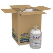 FOOD SERVICE | Dixie SX12PATH Pathways 12 oz. Heavyweight Paper Bowls - Green/Burgundy (1000/Carton)