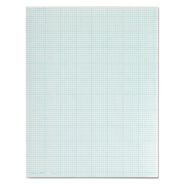 PRODUCTS | TOPS 8.5 in. x 11 in. (8 sq/in., 1 sq/in.) Cross Section Quadrille Rule Pads - White (50 Sheets/Pad)