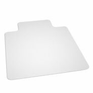 OFFICE AND OFFICE SUPPLIES | ES Robbins 45 x 53 EverLife Heavy Use Rectangular Chair Mat with Lip for Hard Floors - Clear