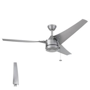 CEILING FANS | Prominence Home 52 in. Talib Contemporary Outdoor Ceiling Fan - Pewter
