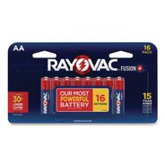 HOUSEHOLD BATTERIES | Rayovac Fusion Performance Alkaline AA Batteries 16/Pack