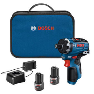 ELECTRIC SCREWDRIVERS | Factory Reconditioned Bosch 12V Max Brushless Lithium-Ion 1/4 in. Cordless Hex Two-Speed Screwdriver Kit with 2 Batteries (2.0 Ah)