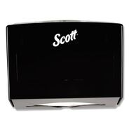 PAPER AND DISPENSERS | Scott 09215 Scottfold 10.75 in. x 4.75 in. x 9 in. Folded Towel Dispenser - Black (1/Carton)