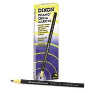 MARKERS | Dixon X00081 Thin Lead China Marker - Black (1-Dozen)
