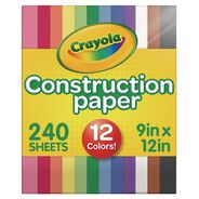 PAPER AND PRINTABLES | Crayola 9 in. x 12 in. Construction Paper - Assorted Colors