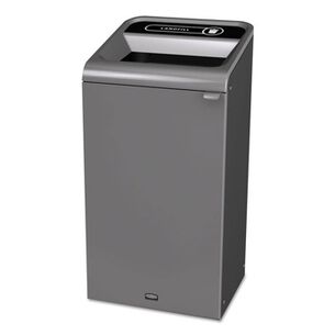 PRODUCTS | Rubbermaid Commercial 23-Gallon Landfill Configure Indoor Recycling Waste Receptacle - Gray