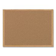 BULLETIN BOARDS | MasterVision 36 in. x 24 in. Wood Frame Earth Cork Board - Tan/Oak
