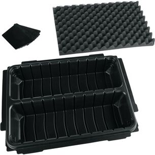 TOOL STORAGE | Makita 2 Row Insert Tray with 6 Dividers and Foam Lid for MAKPAC Interlocking Case