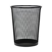 FACILITY MAINTENANCE SUPPLIES | Universal 18-Quart Steel Mesh Wastebasket - Black