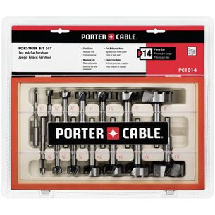 BITS AND BIT SETS | Porter-Cable 14-Piece Forstner Drill Bit Set