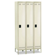 OFFICE AND OFFICE SUPPLIES | Safco 1-Tier 3-Column 36 in. x 18 in. x 78 in. Locker - 2-Tone Tan