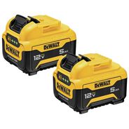 BATTERIES AND CHARGERS | Dewalt DCB126-2 (2) 12V MAX 5 Ah Lithium-Ion Batteries