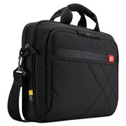 PRODUCTS | Case Logic 17.3 in. x 3.2 in. x 12.5 in. Polyester Diamond Briefcase for 17 in. Devices - Black